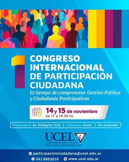 El Instituto de Derecho Administrativo invita a:  1er Congreso Internacional de participación ciudadana - 14/11/2024 - 15/11/2024